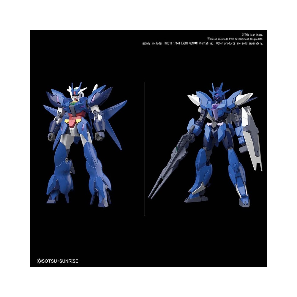 BANDAI HIGH GRADE EARTHREE ALUS GUNDAM 1/144 MODEL KIT HGBDR