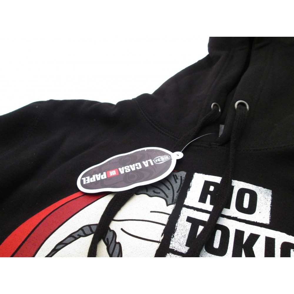 FELPA HOODIE LA CASA DE PAPEL LA CASA DI CARTA NOMI NERA