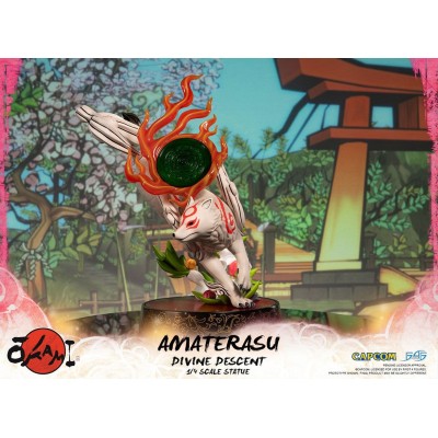 OKAMI - AMATERASU DIVINE DESCENT 1/4 STATUE 44CM FIGURE FIRST4FIGURES