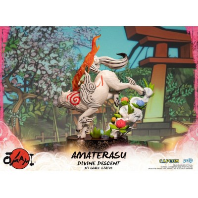 OKAMI - AMATERASU DIVINE DESCENT 1/4 STATUE 44CM FIGURE FIRST4FIGURES