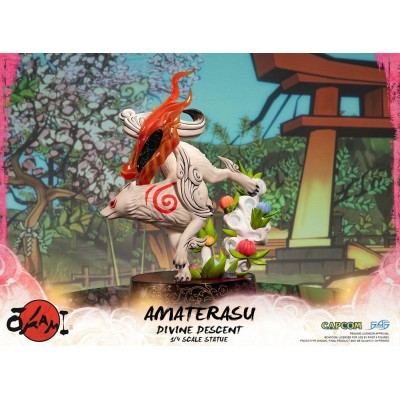 OKAMI - AMATERASU DIVINE DESCENT 1/4 STATUE 44CM FIGURE FIRST4FIGURES