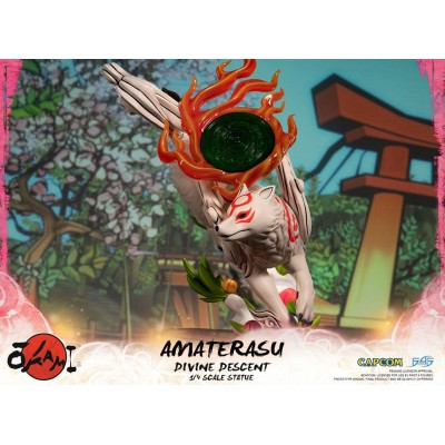 OKAMI - AMATERASU DIVINE DESCENT 1/4 STATUE 44CM FIGURE FIRST4FIGURES