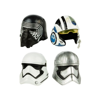 STAR WARS THE BLACK SERIES - KYLO REN + POE DAMERON DIE CAST HELMETS HASBRO