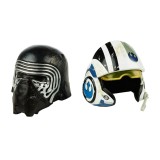 STAR WARS THE BLACK SERIES - KYLO REN + POE DAMERON DIE CAST HELMETS HASBRO