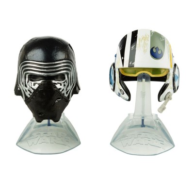 STAR WARS THE BLACK SERIES - KYLO REN + POE DAMERON DIE CAST HELMETS HASBRO