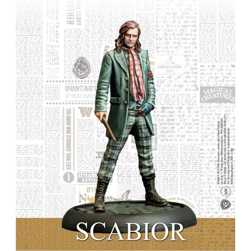 HARRY POTTER MINIATURES ADVENTURE GAME - SCABIOR AND SNATCHERS MINI RESIN STATUE FIGURE KNIGHT MODELS