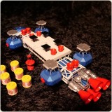 SIXTEEN 12 SPACE SPAZIO 1999 - RETRO VERSION EAGLE 30CM REPLICA FIGURE