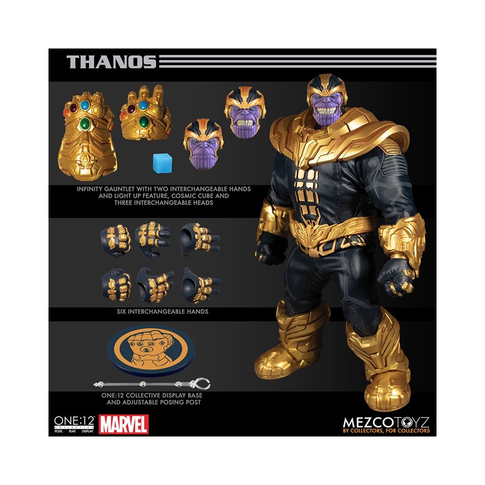 THANOS ONE:12 COLLECTIVE ACTION FIGURE MEZCO TOYS