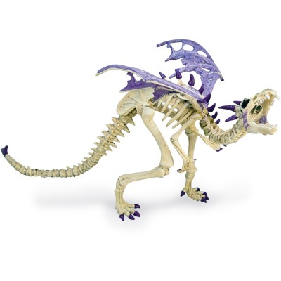 DRAGONS SERIES - VIOLET SKELETON DRAGON ACTION FIGURE PLASTOY