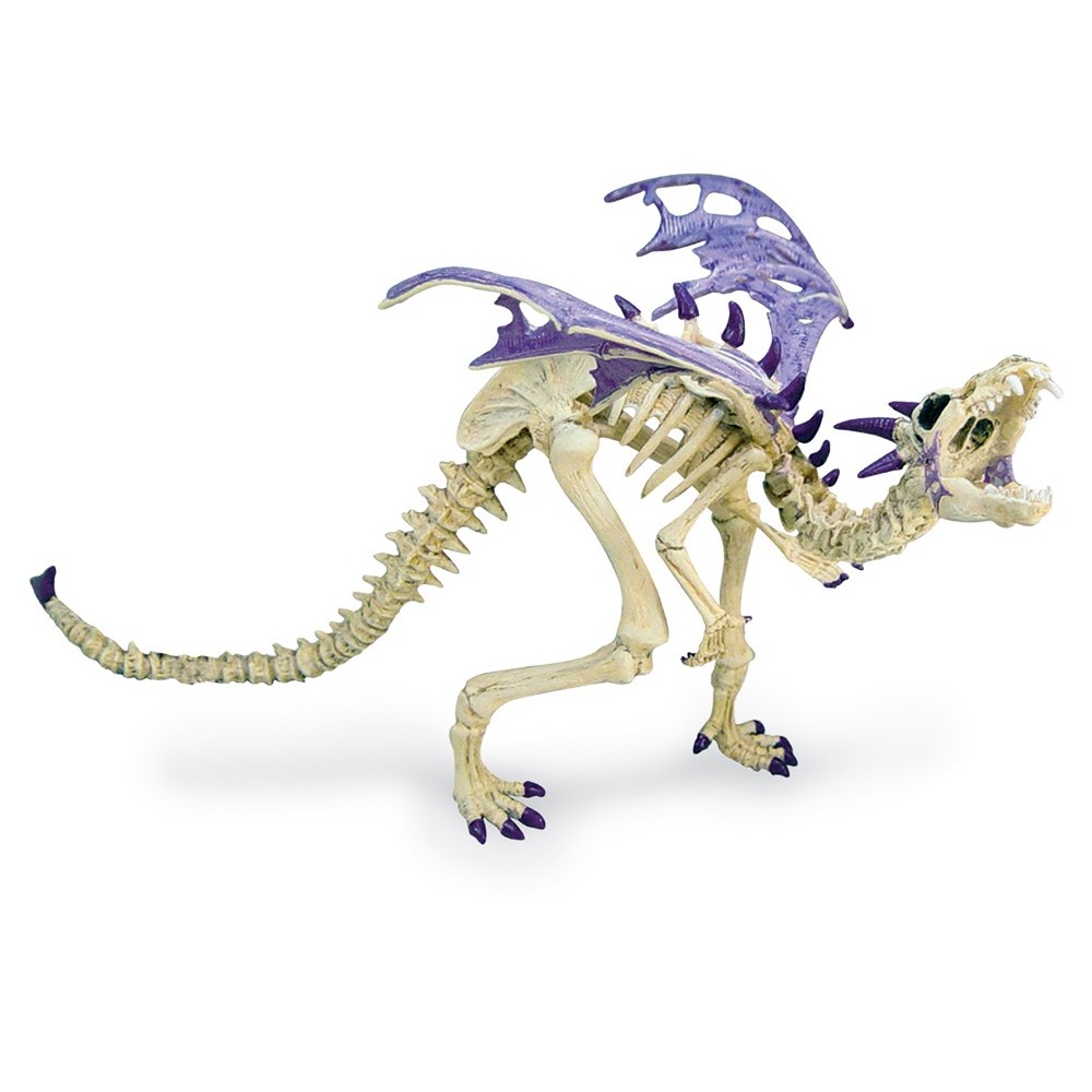 DRAGONS SERIES - VIOLET SKELETON DRAGON ACTION FIGURE PLASTOY