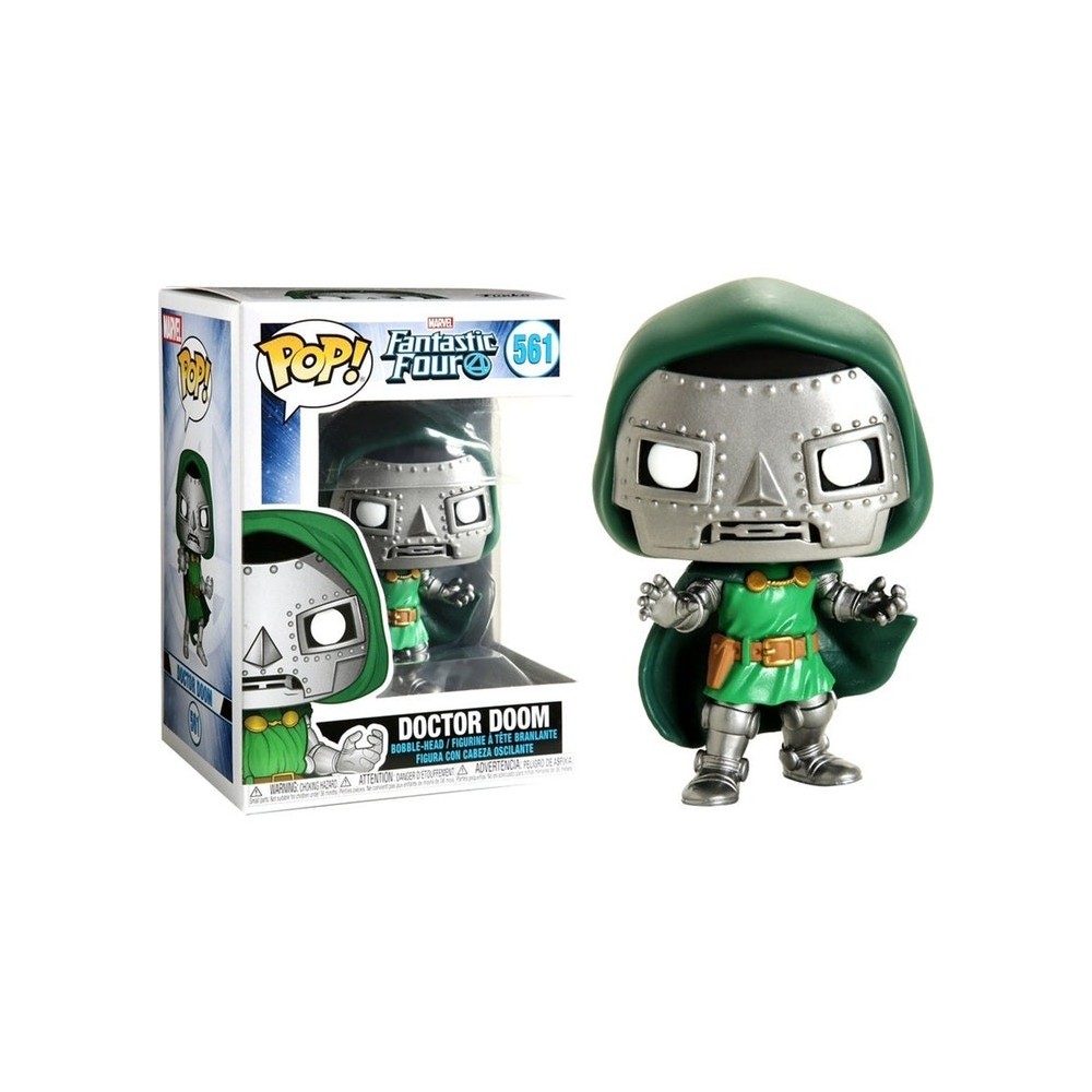 FUNKO POP! MARVEL FANTASTIC FOUR - DOCTOR DOOM BOBBLE HEAD FIGURE FUNKO
