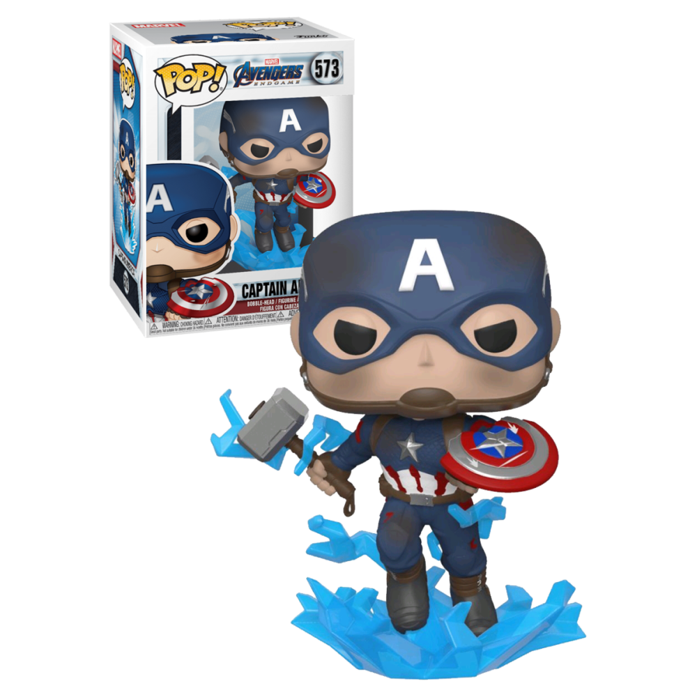 FUNKO FUNKO POP! MARVEL AVENGERS ENDGAME CAPTAIN AMERICA BOBBLE HEAD