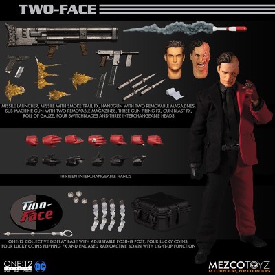 MEZCO TOYS BATMAN - TWO FACE ONE:12 COLLECTIVE ACTION FIGURE