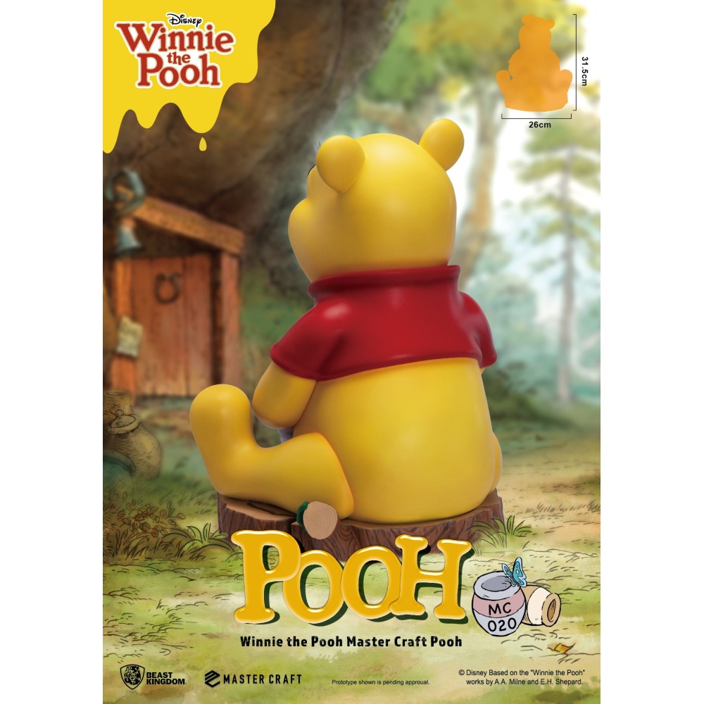 WINNIE THE POOH MASTER CRAFT POOH STATUE 40CM RESIN FIGURE BEAST KINGDOM