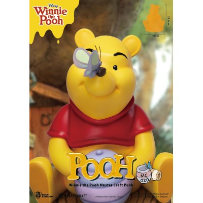 WINNIE THE POOH MASTER CRAFT POOH STATUE 40CM RESIN FIGURE BEAST KINGDOM