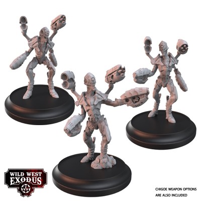 WARCRADLE STUDIOS WILD WEST EXODUS VIRIDIAN CLADE STARTER SET MINIATURES