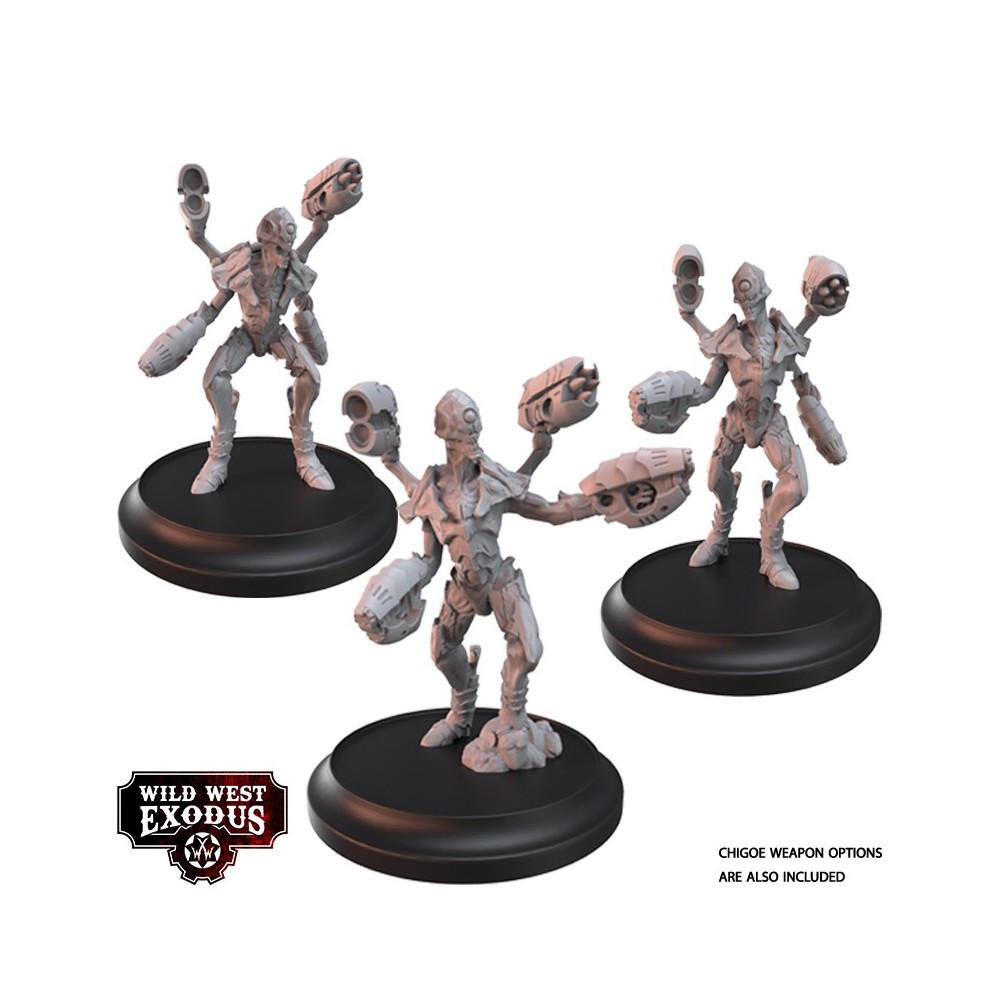 WARCRADLE STUDIOS WILD WEST EXODUS VIRIDIAN CLADE STARTER SET MINIATURES