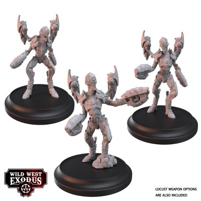 WARCRADLE STUDIOS WILD WEST EXODUS VIRIDIAN CLADE STARTER SET MINIATURES