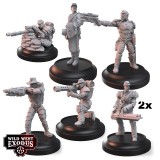 WARCRADLE STUDIOS WILD WEST EXODUS NO SURRENDER POSSE SET RESIN MINIATURES