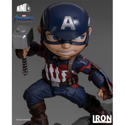 AVENGERS ENDGAME CAPTAIN AMERICA MINICO FIGURE 15CM STATUE IRON STUDIOS