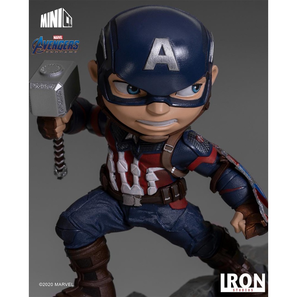 AVENGERS ENDGAME CAPTAIN AMERICA MINICO FIGURE 15CM STATUE IRON STUDIOS