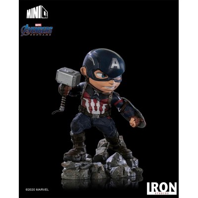 AVENGERS ENDGAME CAPTAIN AMERICA MINICO FIGURE 15CM STATUE IRON STUDIOS