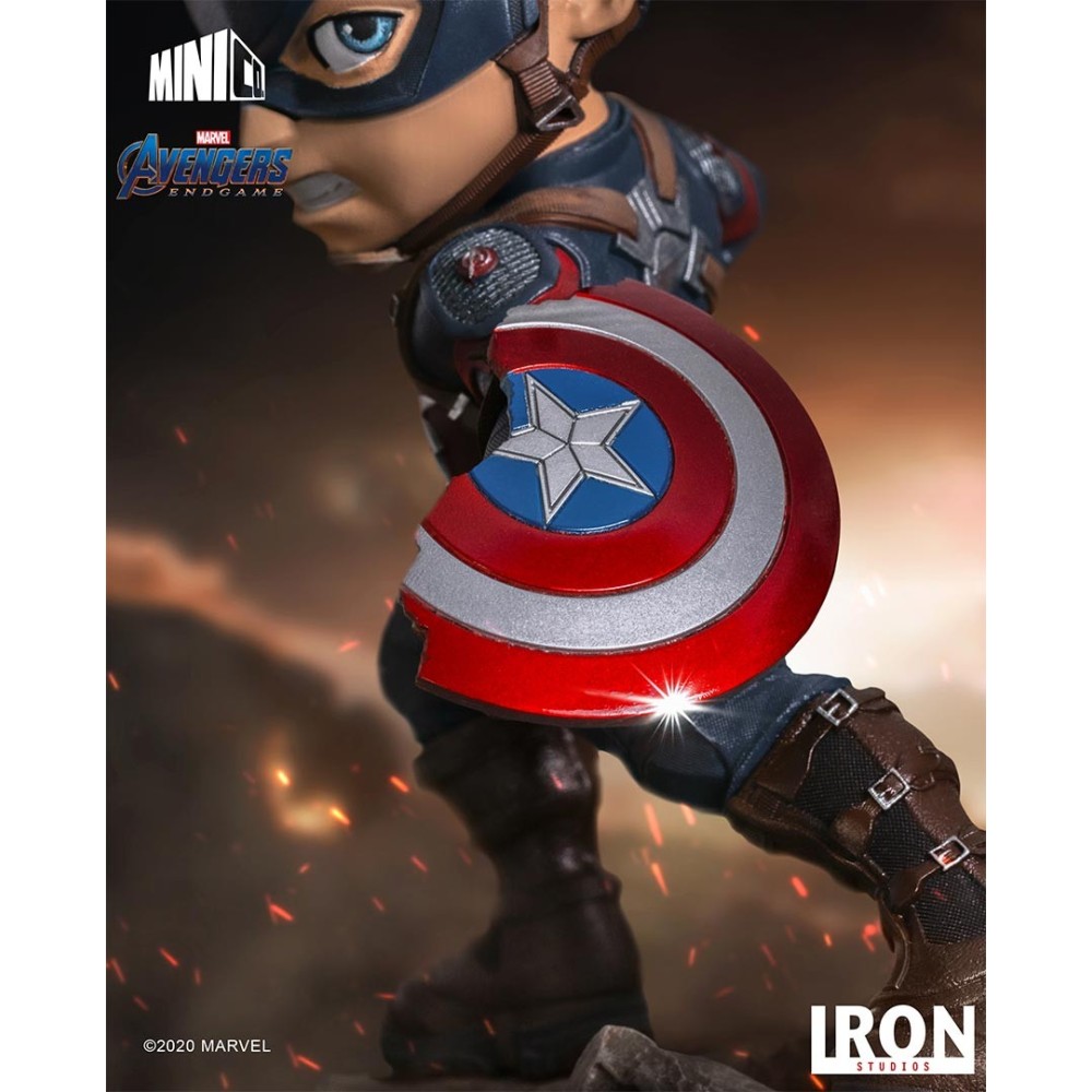 AVENGERS ENDGAME CAPTAIN AMERICA MINICO FIGURE 15CM STATUE IRON STUDIOS