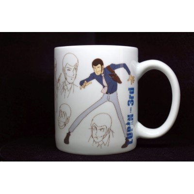 MINE LUPIN III LUPIN THE 3RD MUG TAZZA IN CERAMICA
