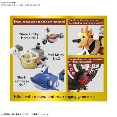 BANDAI ONE PIECE THOUSAND SUNNY LAND OF WANO VERSION MODEL KIT ACTION FIGURE