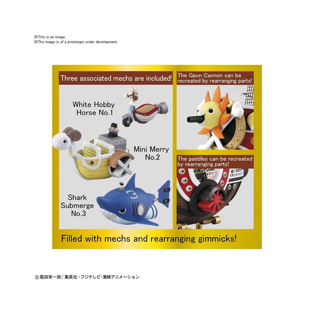 BANDAI ONE PIECE THOUSAND SUNNY LAND OF WANO VERSION MODEL KIT ACTION FIGURE