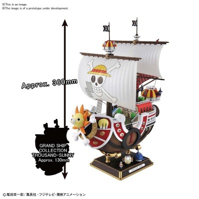 BANDAI ONE PIECE THOUSAND SUNNY LAND OF WANO VERSION MODEL KIT ACTION FIGURE