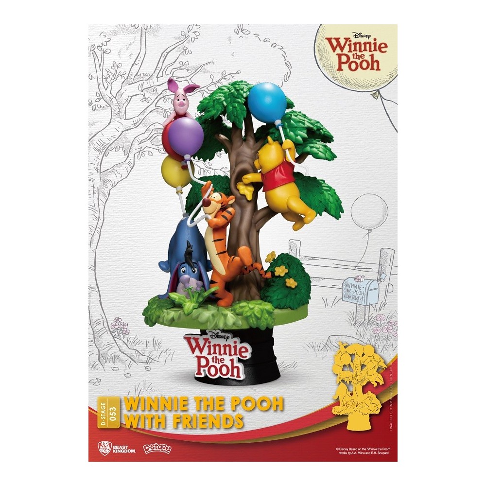 D-STAGE 053 WINNIE THE POOH WITH FRIENDS STATUE FIGURE DIORAMA BEAST KINGDOM