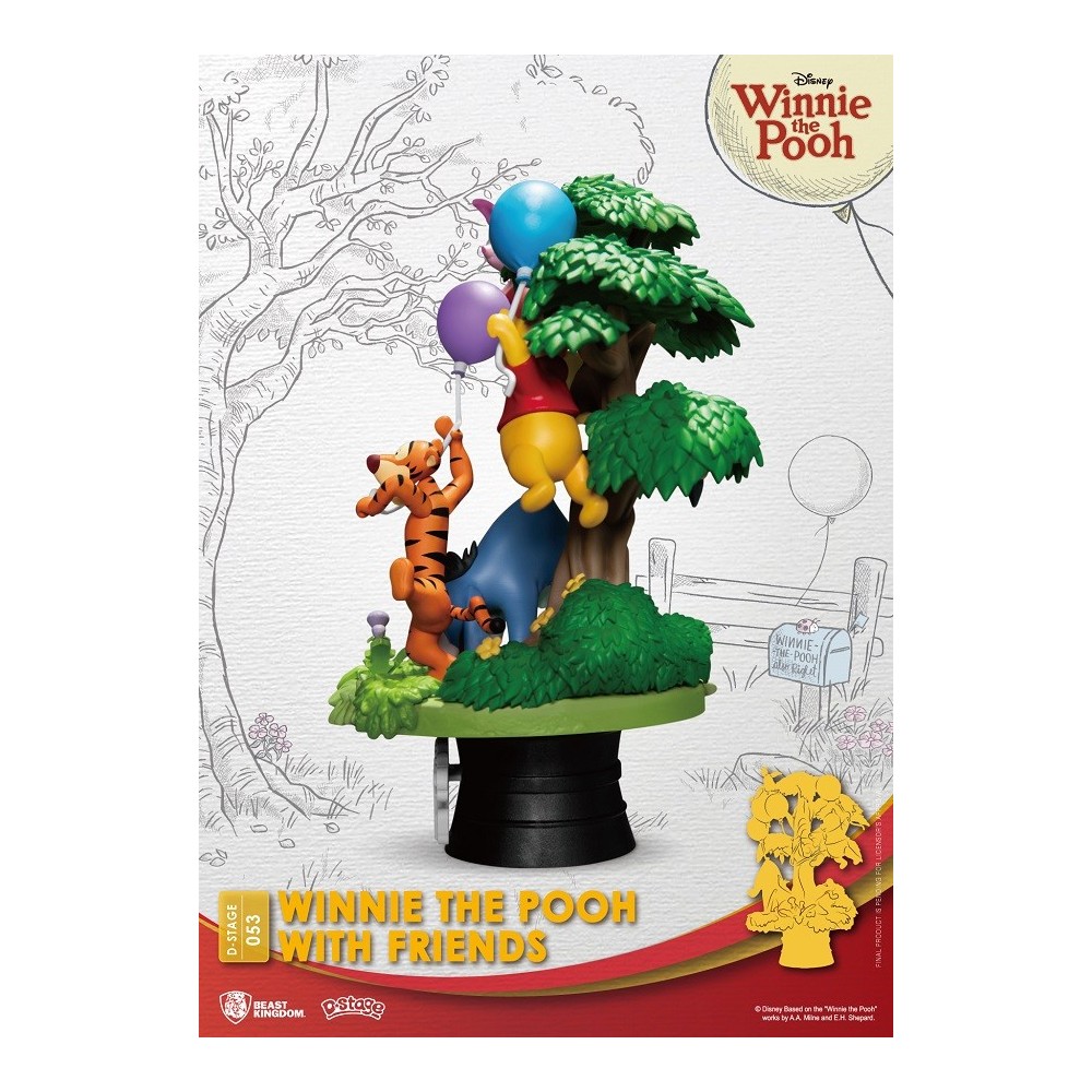 D-STAGE 053 WINNIE THE POOH WITH FRIENDS STATUE FIGURE DIORAMA BEAST KINGDOM
