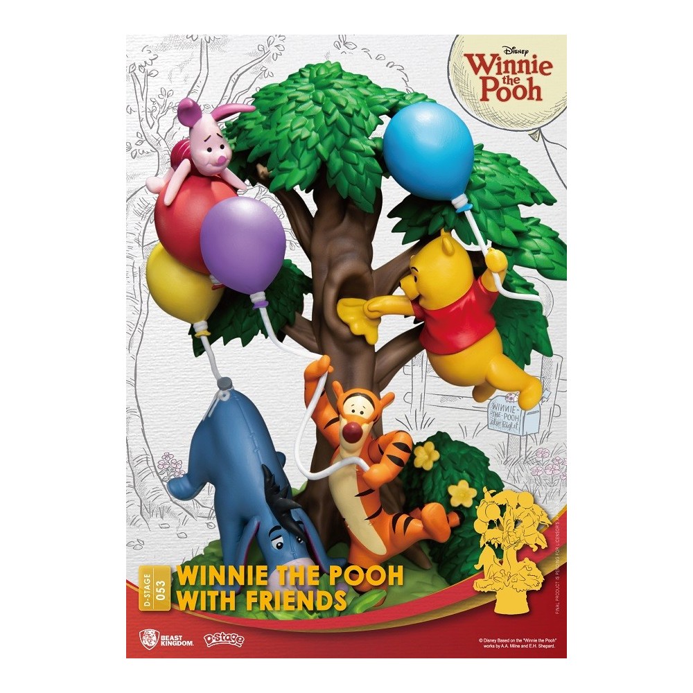 D-STAGE 053 WINNIE THE POOH WITH FRIENDS STATUE FIGURE DIORAMA BEAST KINGDOM