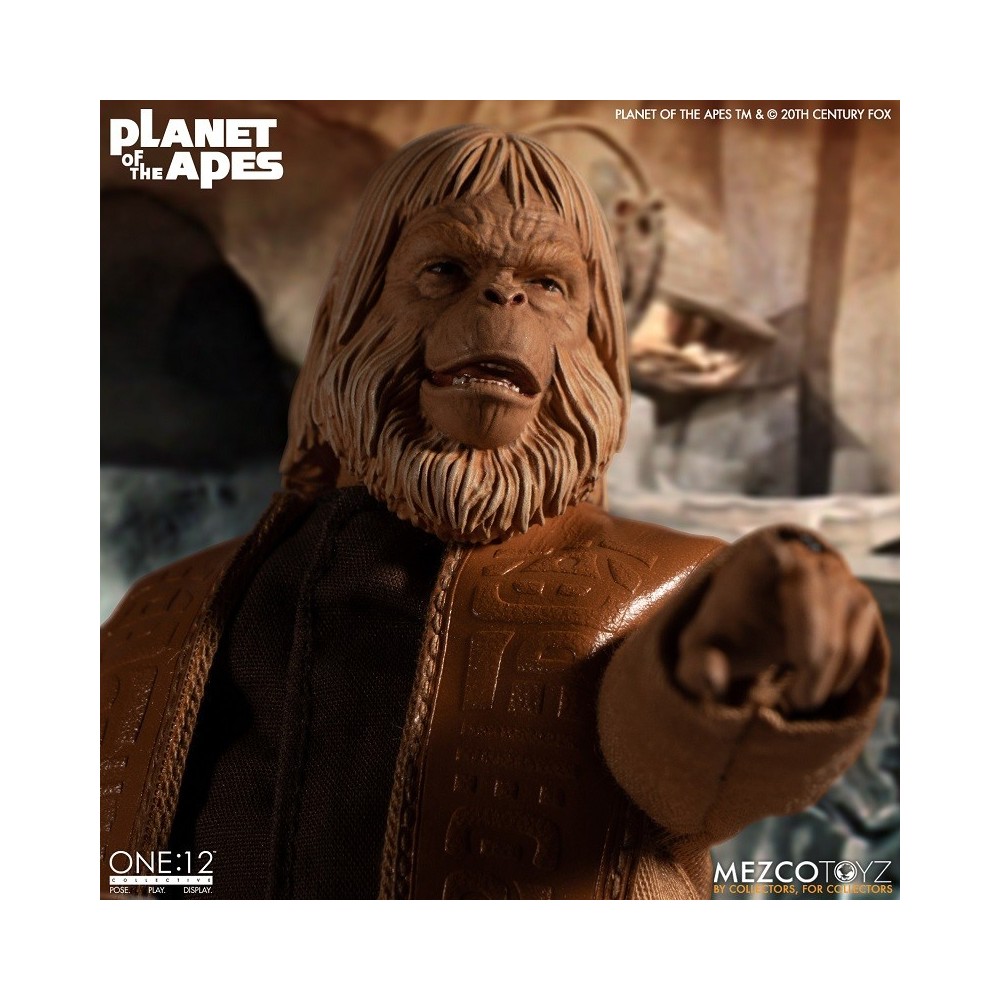 ONE:12 PLANET APES DR ZAIUS 1968 ACTION FIGURE MEZCO TOYS