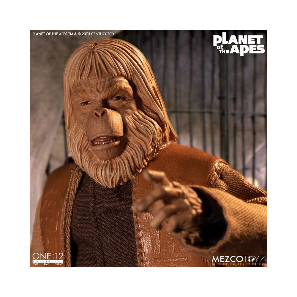 ONE:12 PLANET APES DR ZAIUS 1968 ACTION FIGURE MEZCO TOYS