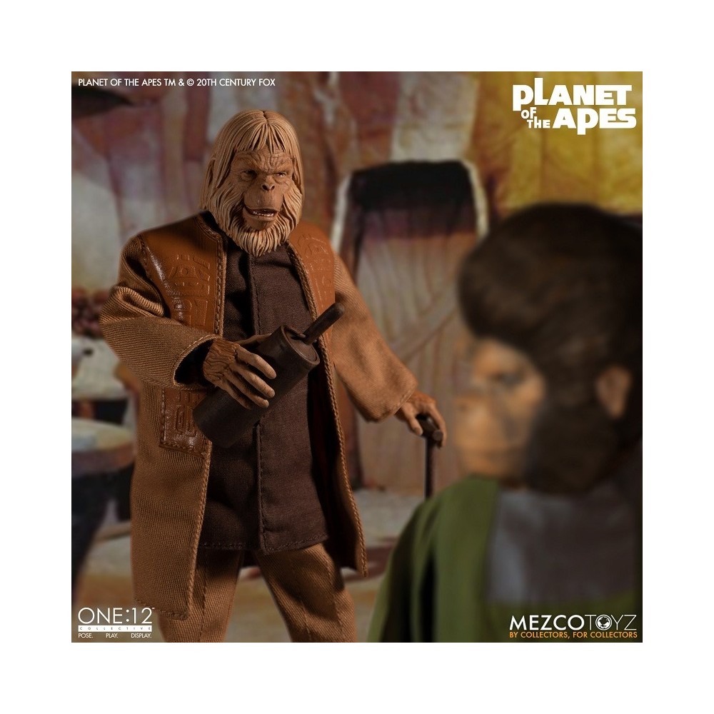 ONE:12 PLANET APES DR ZAIUS 1968 ACTION FIGURE MEZCO TOYS