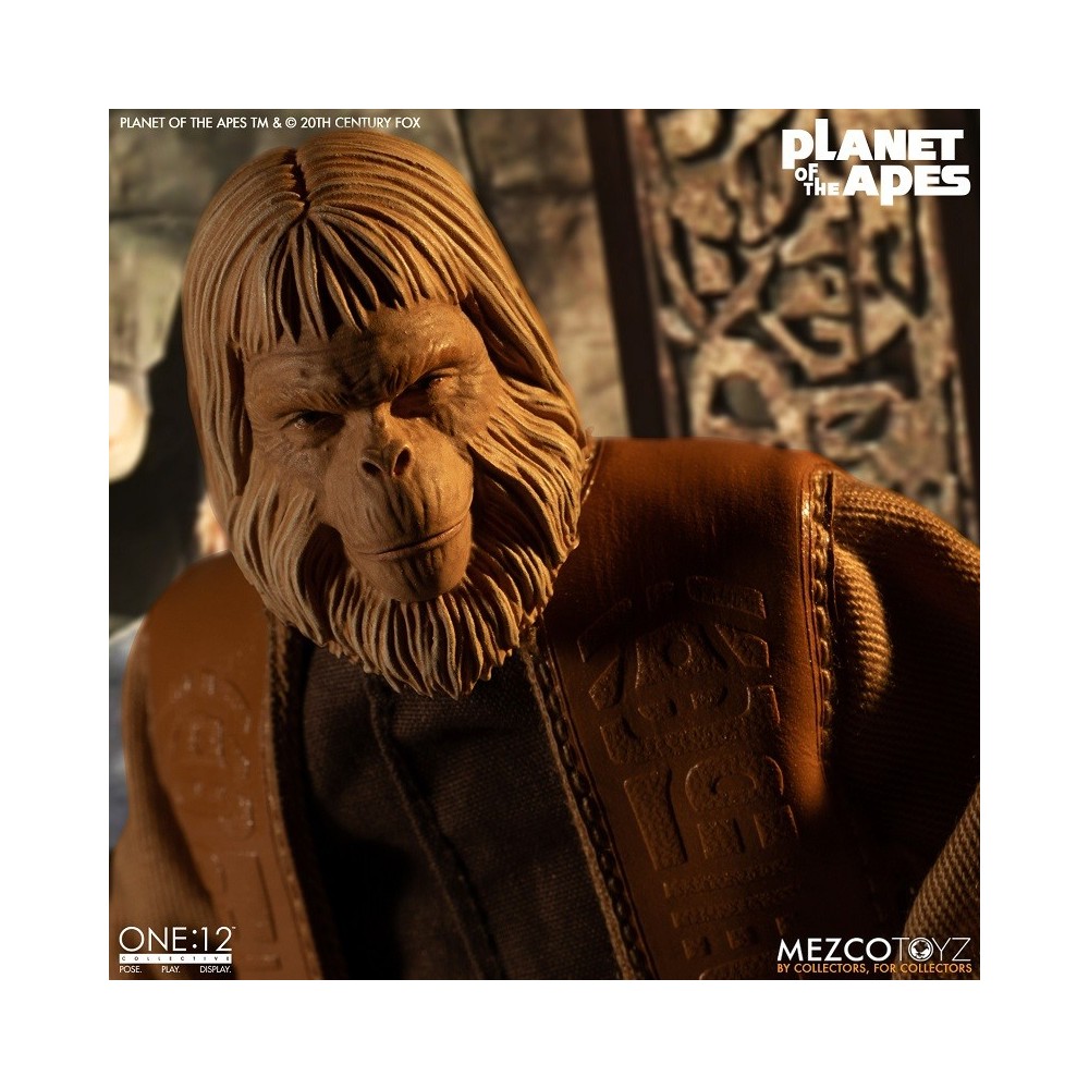 ONE:12 PLANET APES DR ZAIUS 1968 ACTION FIGURE MEZCO TOYS