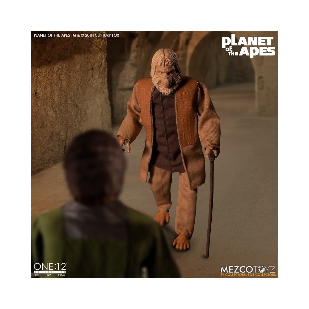 ONE:12 PLANET APES DR ZAIUS 1968 ACTION FIGURE MEZCO TOYS