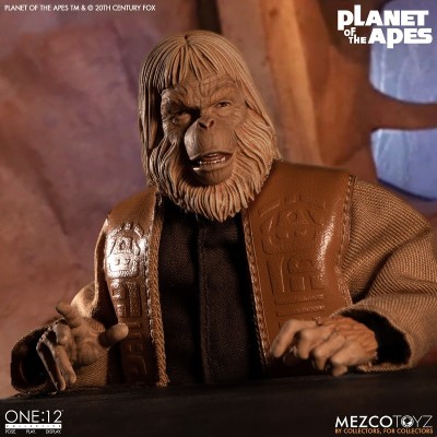 ONE:12 PLANET APES DR ZAIUS 1968 ACTION FIGURE MEZCO TOYS