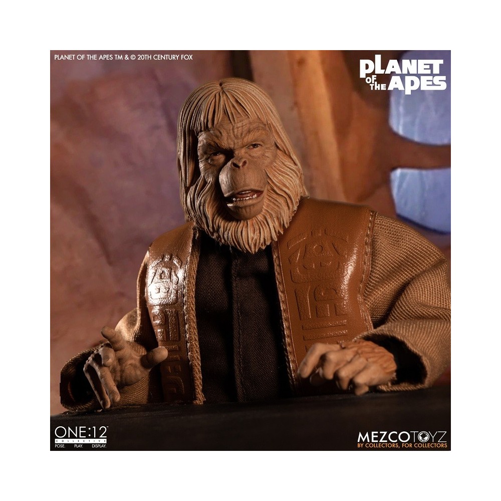 ONE:12 PLANET APES DR ZAIUS 1968 ACTION FIGURE MEZCO TOYS