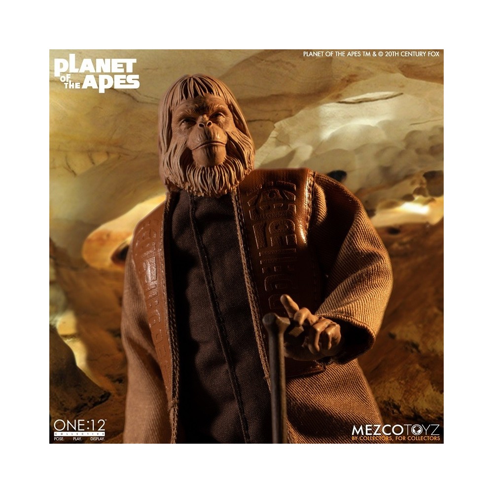 ONE:12 PLANET APES DR ZAIUS 1968 ACTION FIGURE MEZCO TOYS