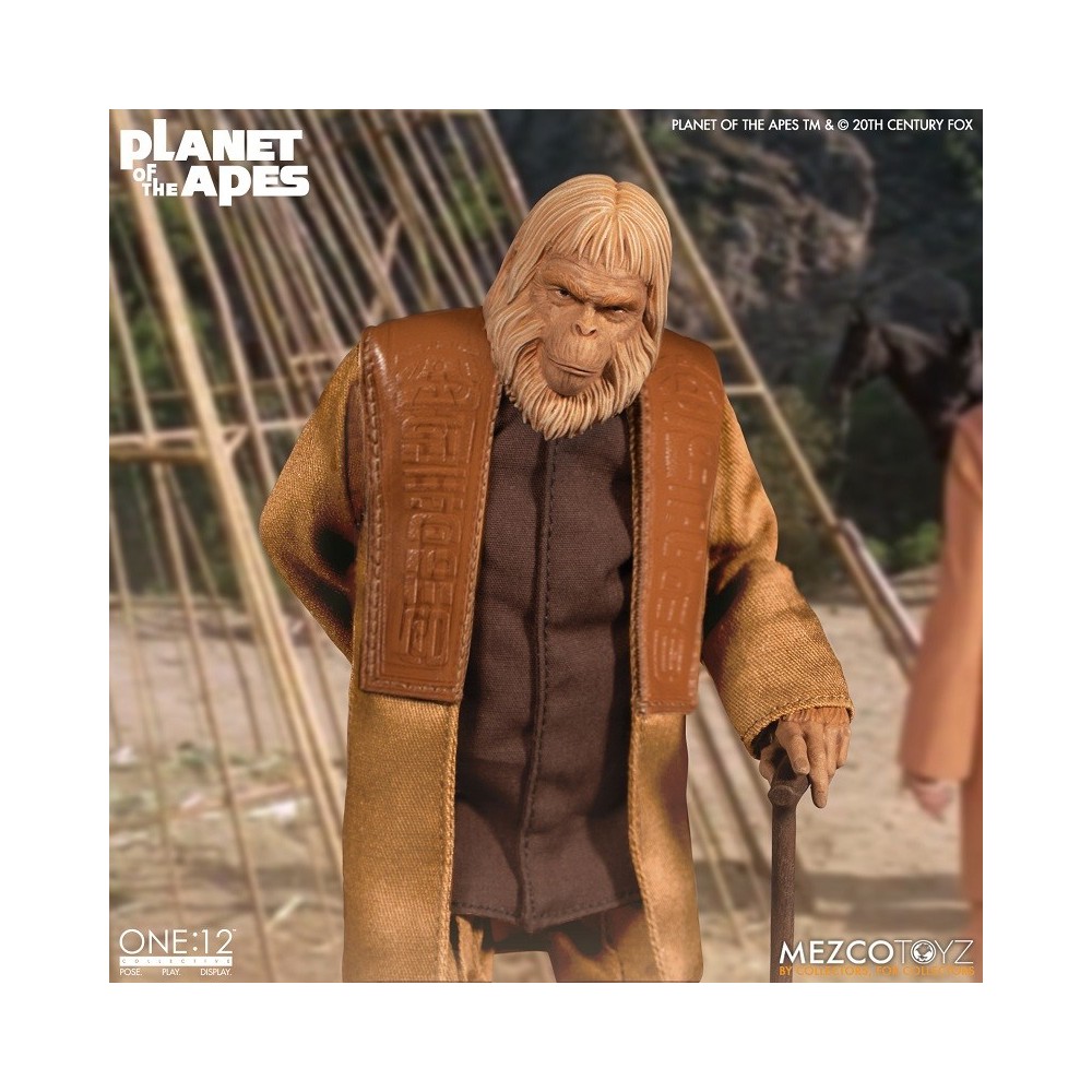 ONE:12 PLANET APES DR ZAIUS 1968 ACTION FIGURE MEZCO TOYS