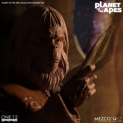 ONE:12 PLANET APES DR ZAIUS 1968 ACTION FIGURE MEZCO TOYS
