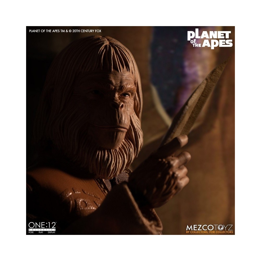 ONE:12 PLANET APES DR ZAIUS 1968 ACTION FIGURE MEZCO TOYS