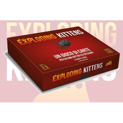 EXPLODING KITTENS GIOCO DA TAVOLO ITALIANO ASMODEE