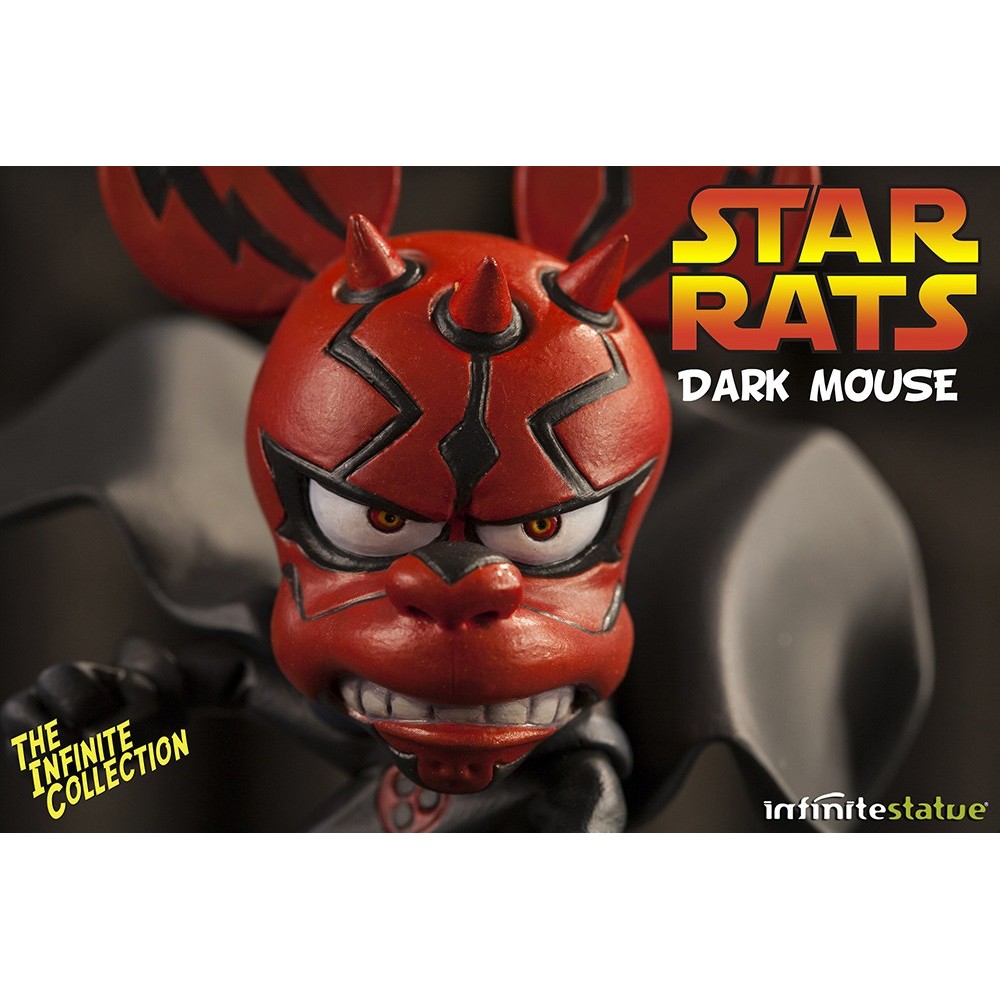 RAT-MAN STAR RATS DARK MOUSE COLLECTION N.4 STATUE LEO ORTOLANI INFINITE STATUE