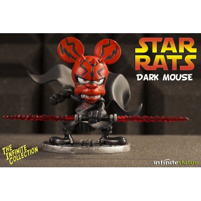 RAT-MAN STAR RATS DARK MOUSE COLLECTION N.4 STATUE LEO ORTOLANI INFINITE STATUE