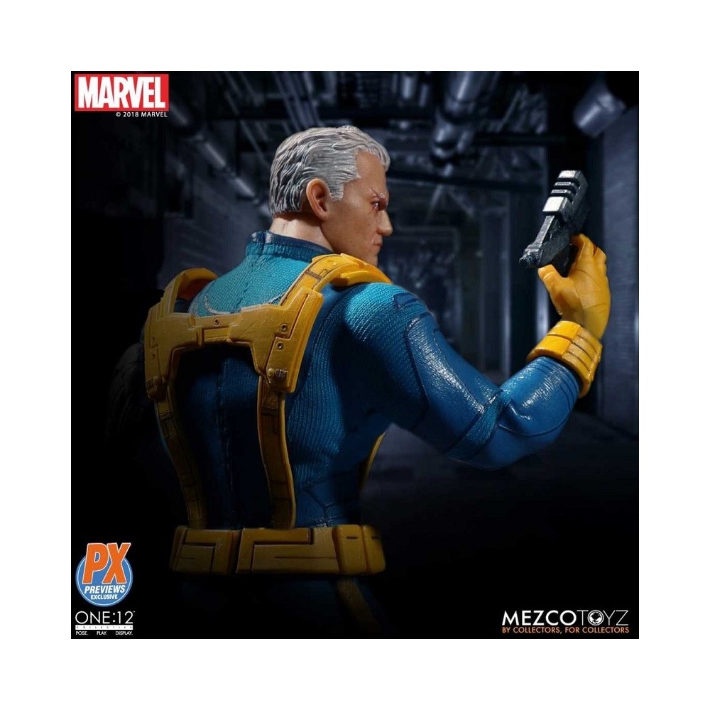 X-MEN - CABLE ONE:12 COLLECTIVE ACTION FIGURE MEZCO TOYS