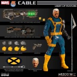 X-MEN - CABLE ONE:12 COLLECTIVE ACTION FIGURE MEZCO TOYS